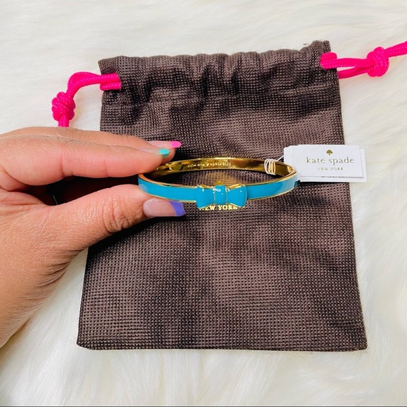 Kate Spade Turquoise Bow Bracelet - Picture 1 of 7